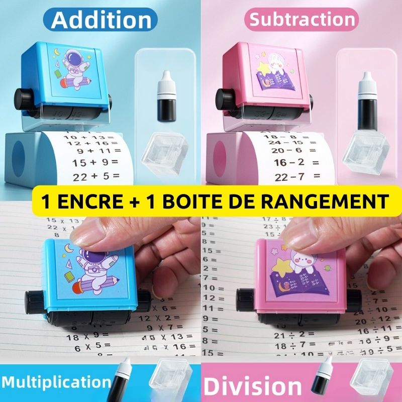 MathémaRoller™ - Tampon à rouleau mathématique