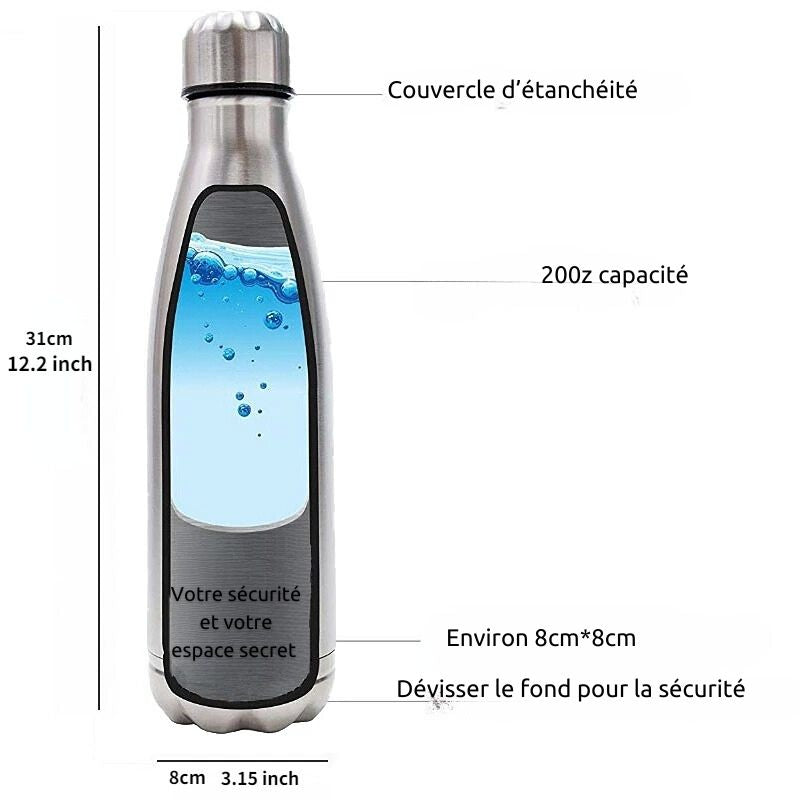 SafeSip Bottle™ - Cachette Secrète Polyvalente 750ml