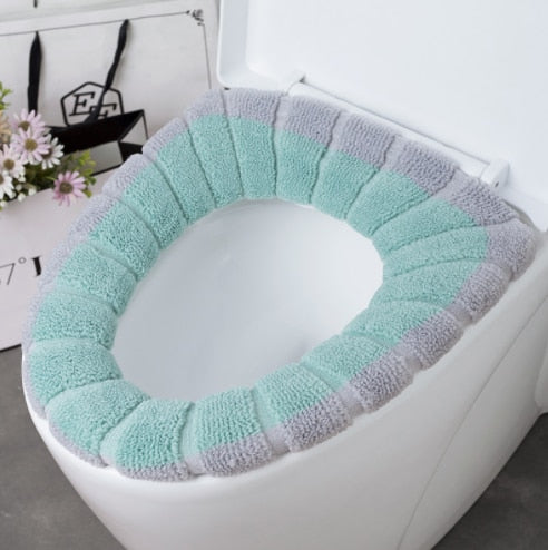 Tapis de couverture de siège de toilette chaud d'hiver